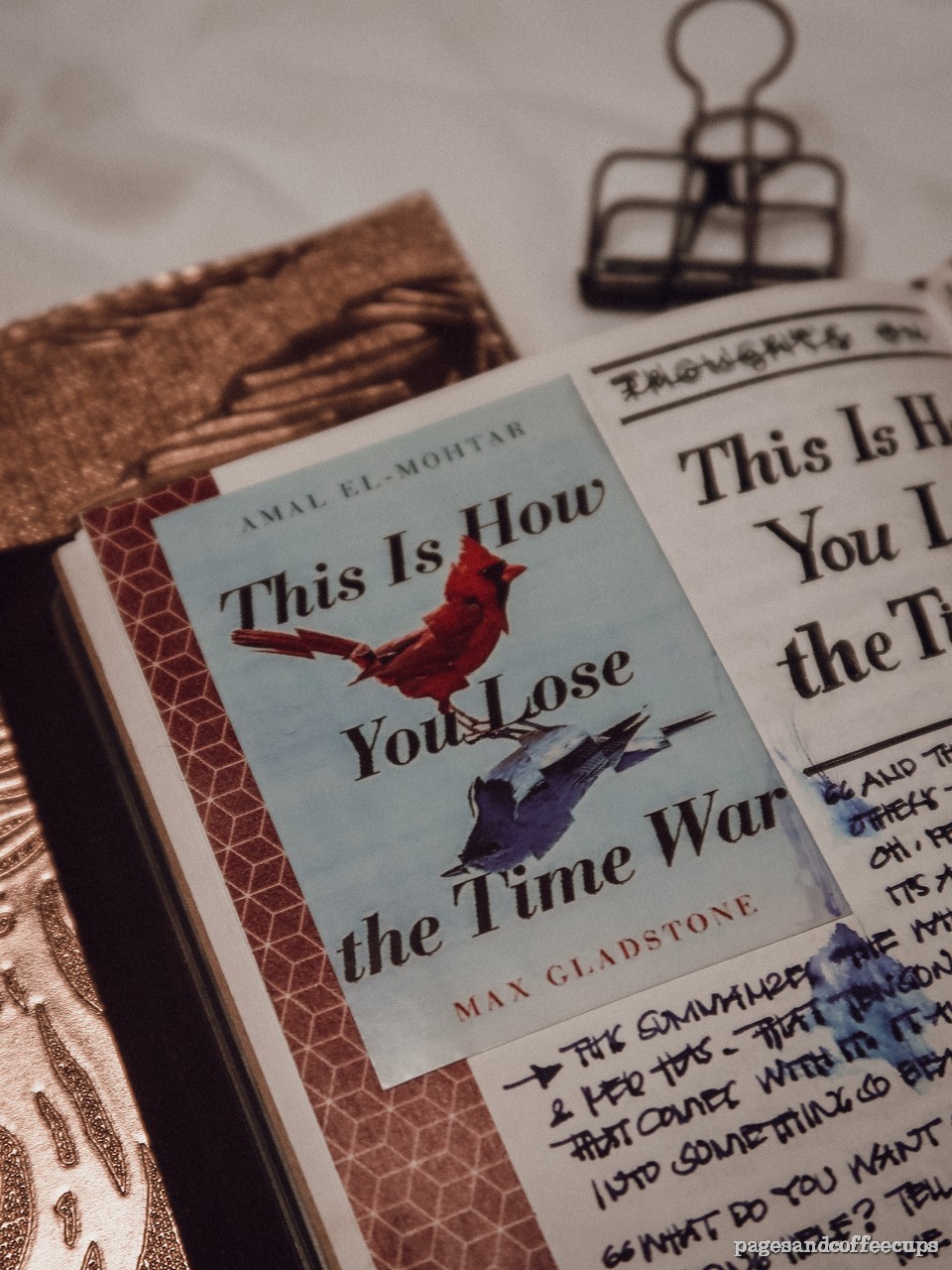 Reading Diary: 13 Thoughts I Had While Reading Amal El-Mohtar and Max Gladstone’s This is How You Lose the Time War